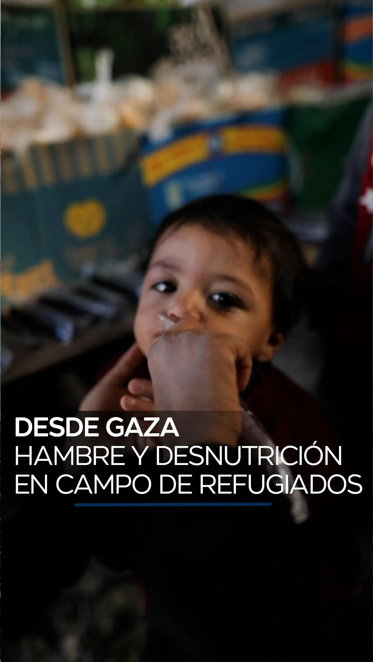 Desde Gaza: hambre y desnutrición en campo de refugiados